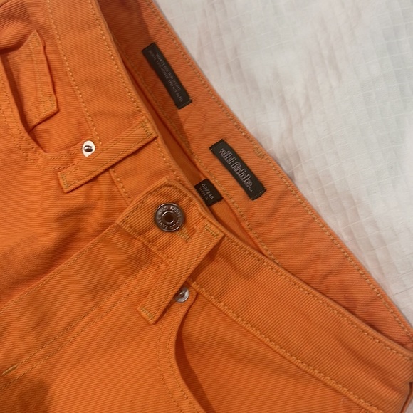 Orange Jean shorts - Picture 3 of 6